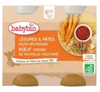 Babybio Pot Légumes Pâtes Bolognaise Boeuf à LE PIAN MEDOC