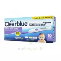 Clearblue Test D'ovulation 2 Hormones B/10 à LE PIAN MEDOC