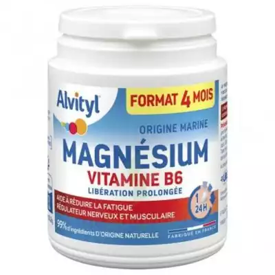 Alvityl Magnésium Vitamine B6 Libération Prolongée Comprimés Lp Pot/120 à LE PIAN MEDOC