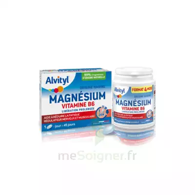 Alvityl Magnésium Vitamine B6 Libération Prolongée Comprimés Lp B/45 à LE PIAN MEDOC
